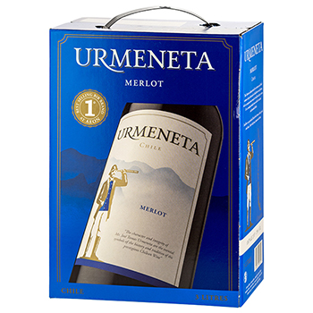 【ボックスワイン】ウルメネタ メルロー 3L / ヴィーニャ･サン･ペドロ ◎(URMENETA MERLOT ◎)